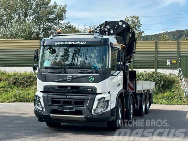 Volvo FMX 500 8x4 EFFER 955-8s + Jib 6s Flatbed / Dropside trucks