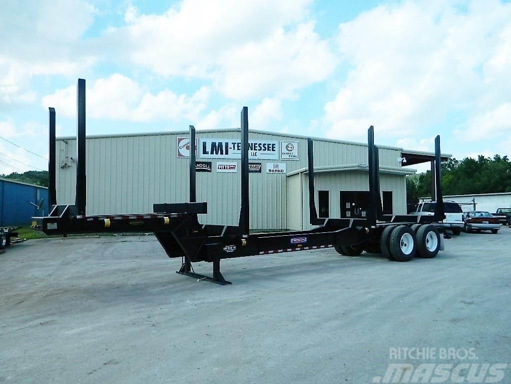 Pitts LP40-4L SINGLE SCALES Timber semi-trailers
