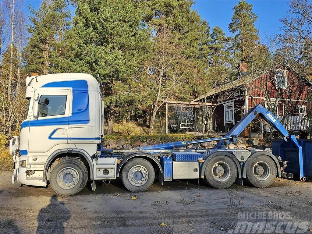 Scania R560 8x4 koukku Hook lift trucks