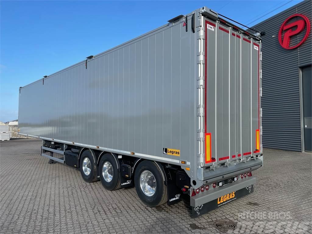 Legras 3-aks 91m3 VBK automatpresenning Walking floor semi-trailers