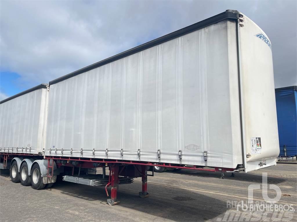  MAXITRANS 7.2 m Tri/A B-Double Lead Curtainsider semi-trailers