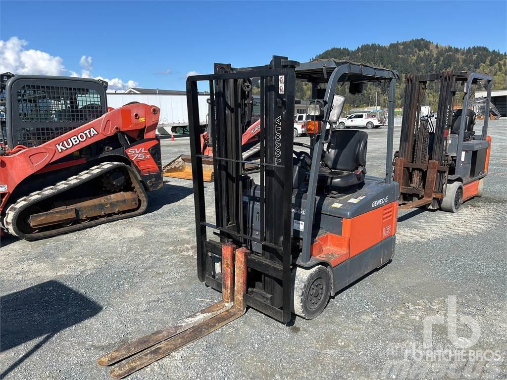 Toyota 7FBE15 Electric forklift trucks