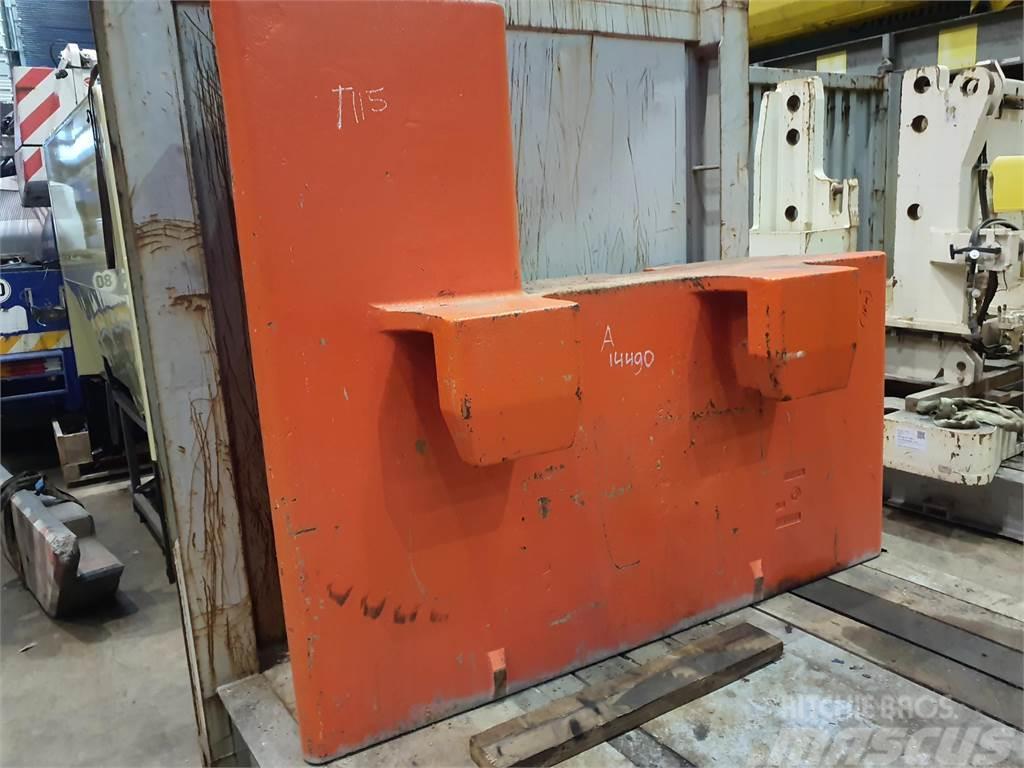 Grove GMK 6250/6300 left side counterweight 15 ton Crane parts and equipment