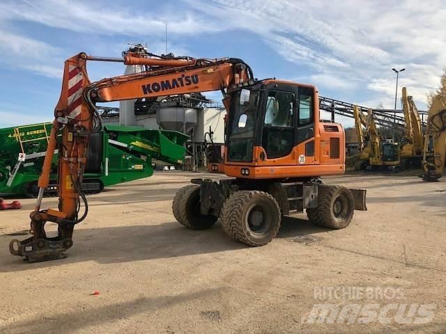 Komatsu PW148-10 Pyöräkaivukoneet