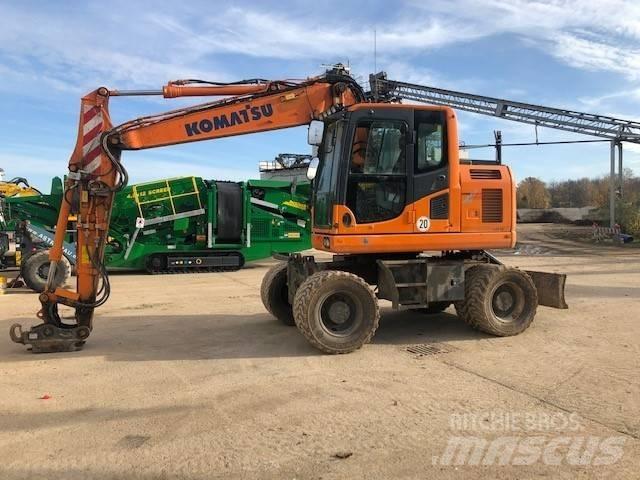 Komatsu PW148-10 Pyöräkaivukoneet