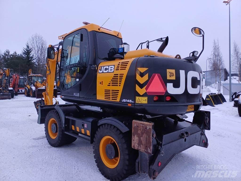 JCB JS 145 W Pyöräkaivukoneet
