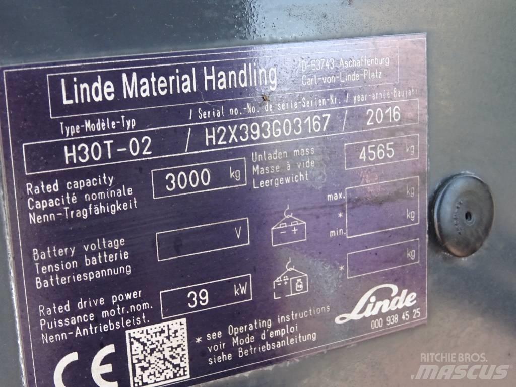 Linde H30T-02 Nestekaasutrukit