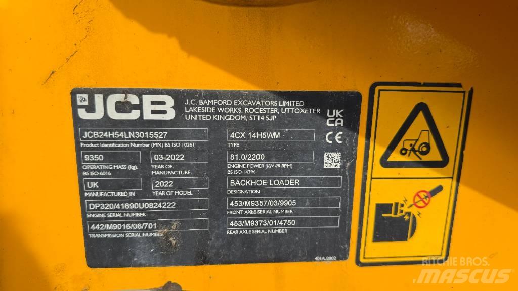 JCB 4 CX Pro Kaivurikuormaajat