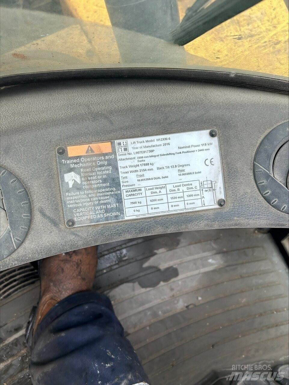 Hyster H12.00XM6 Dieseltrukit