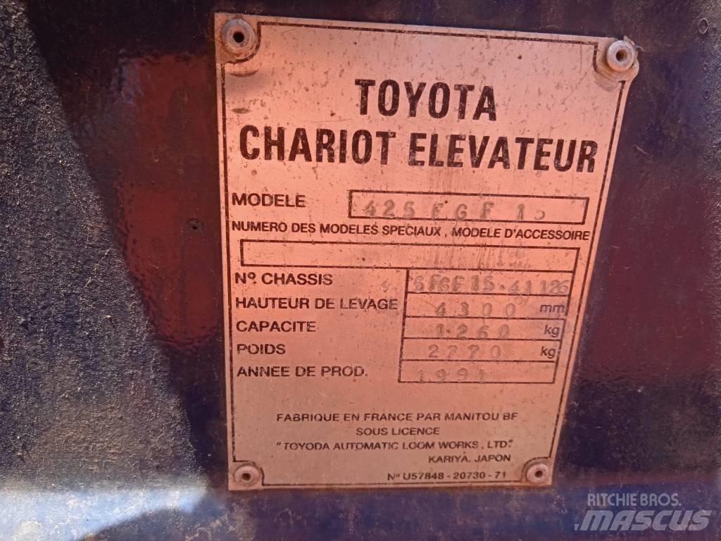 Toyota 42-5FGF15 Nestekaasutrukit