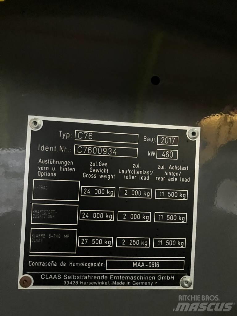 CLAAS LEXION 780 TT Leikkuupuimurit