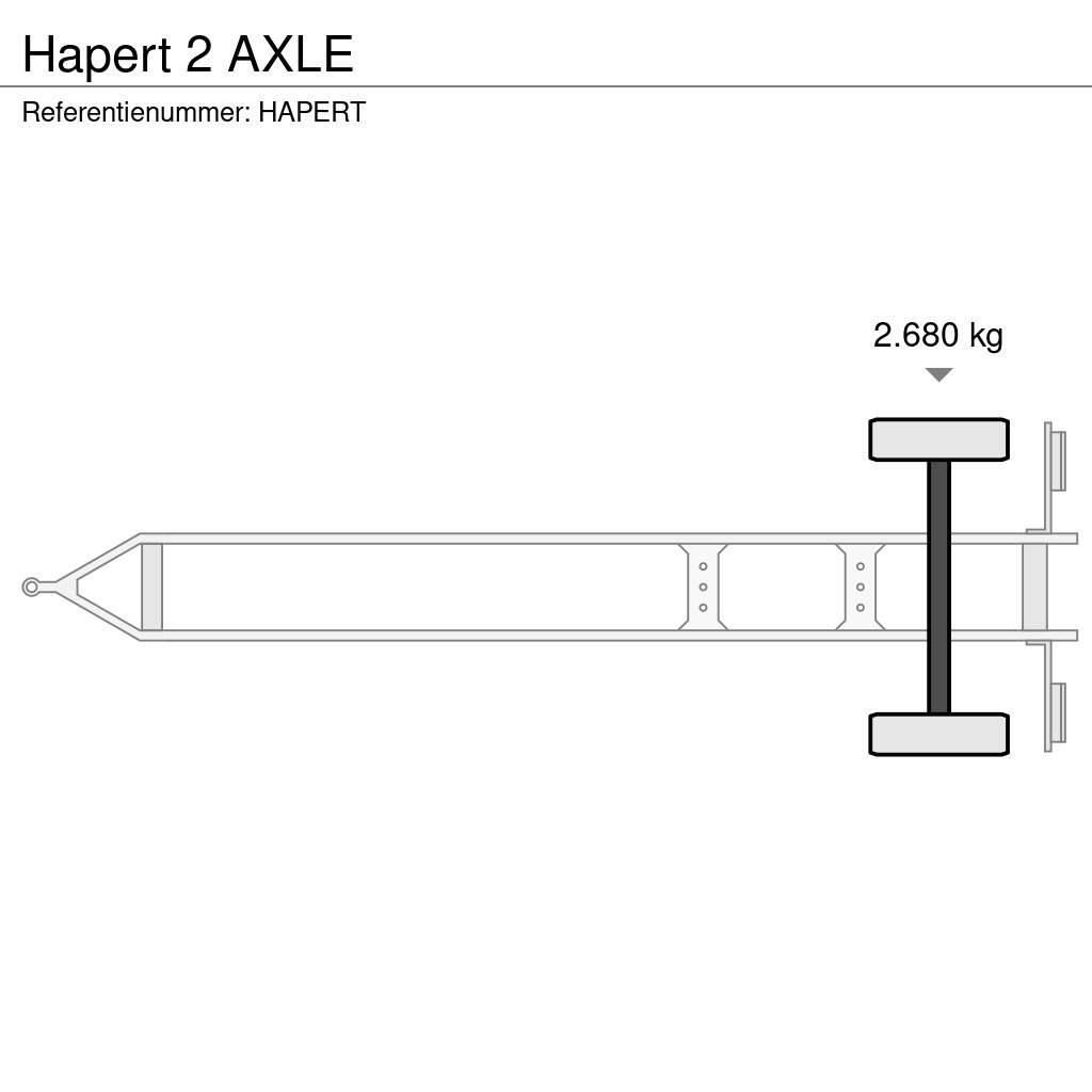 Hapert 2 AXLE Pressukapelliperävaunut