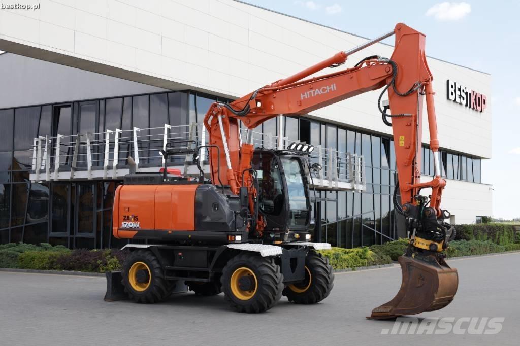 Hitachi ZX 170 W-6 Pyöräkaivukoneet