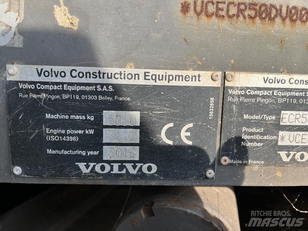 Volvo ECR 50 D Minikaivukoneet < 7t