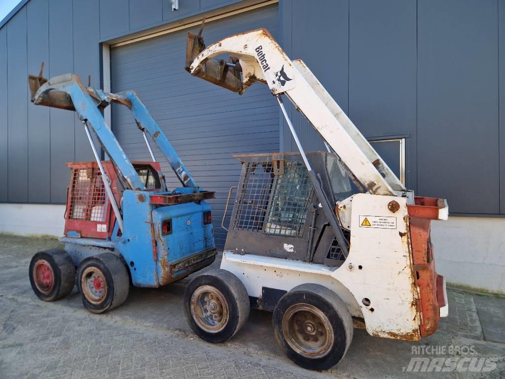 Bobcat 763 H.  2x Liukuohjatut kuormaajat