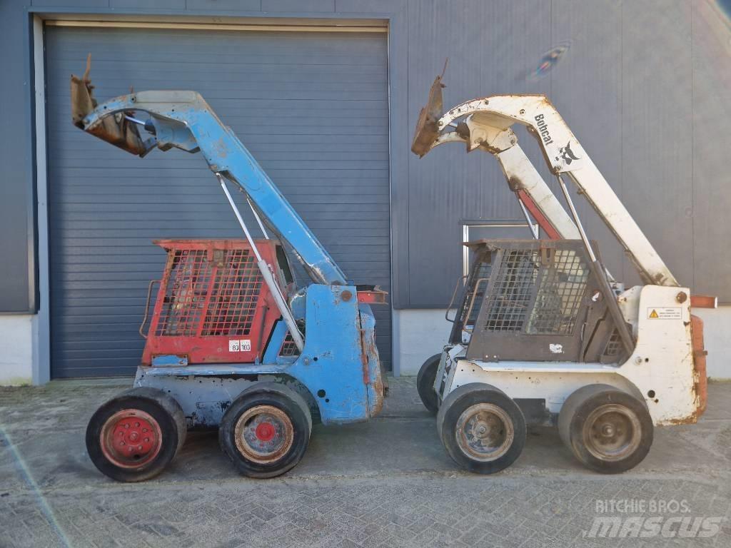 Bobcat 763 H.  2x Liukuohjatut kuormaajat
