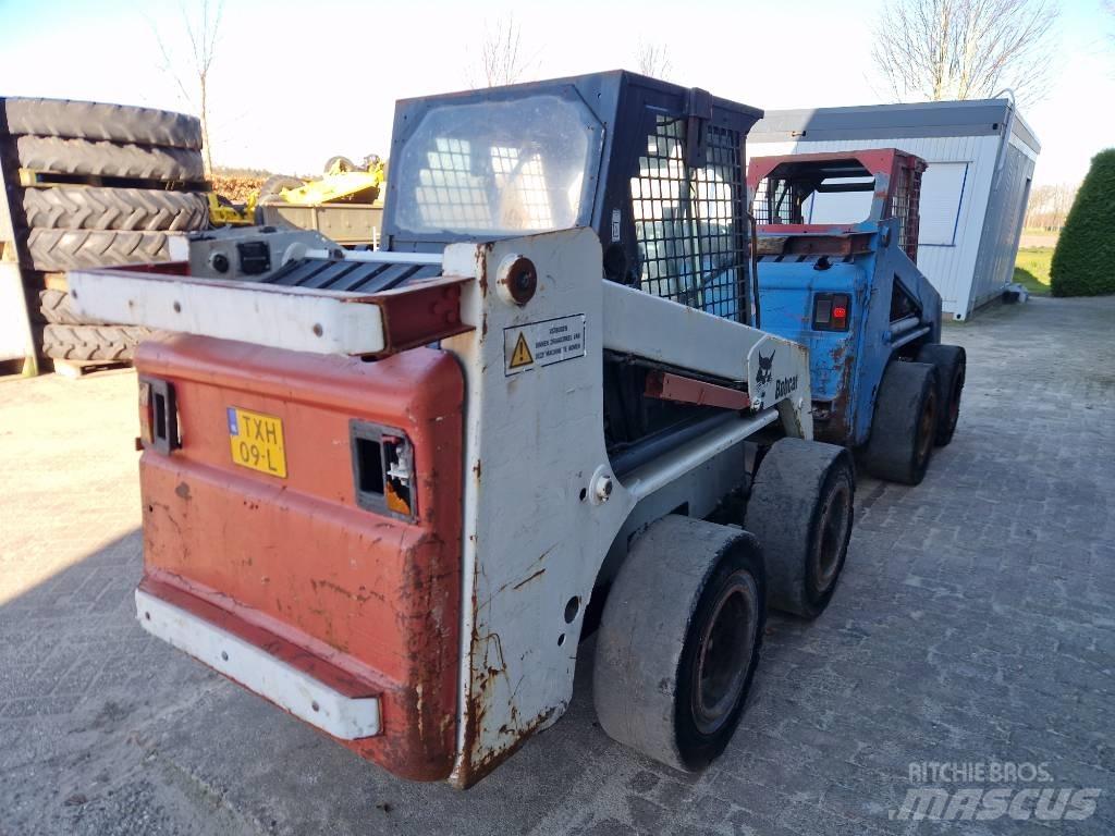 Bobcat 763 H.  2x Liukuohjatut kuormaajat