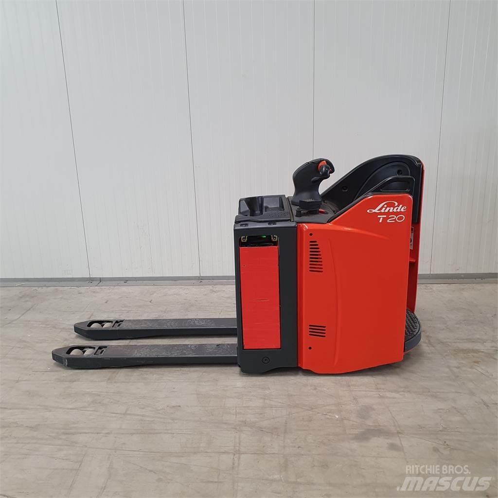Linde T20SP kurz Lavansiirtotrukit