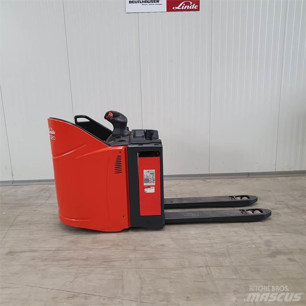 Linde T20SP kurz Lavansiirtotrukit
