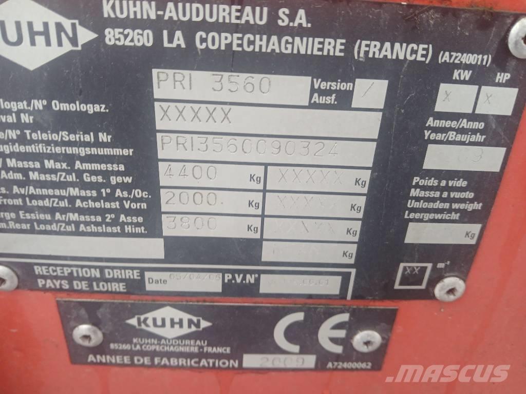 Kuhn Primor 3560 Paalinkäsittelykoneet