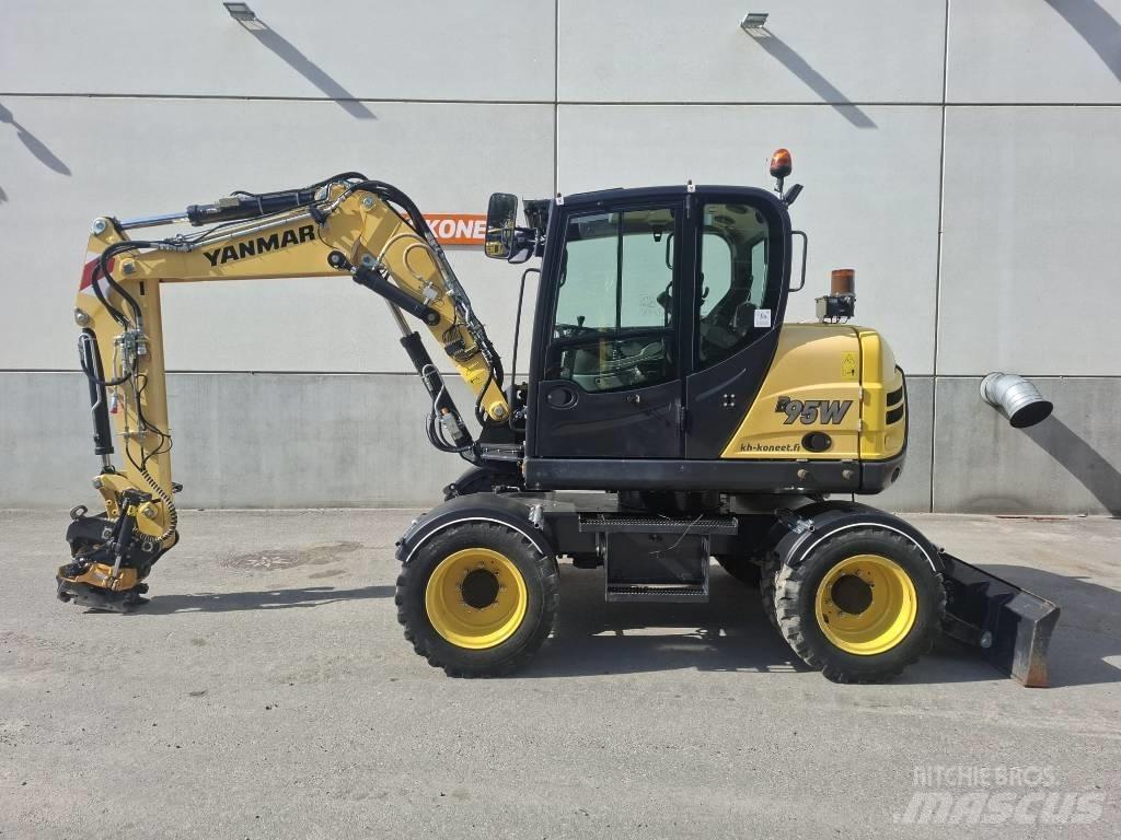 Yanmar B 95 W Pyöräkaivukoneet