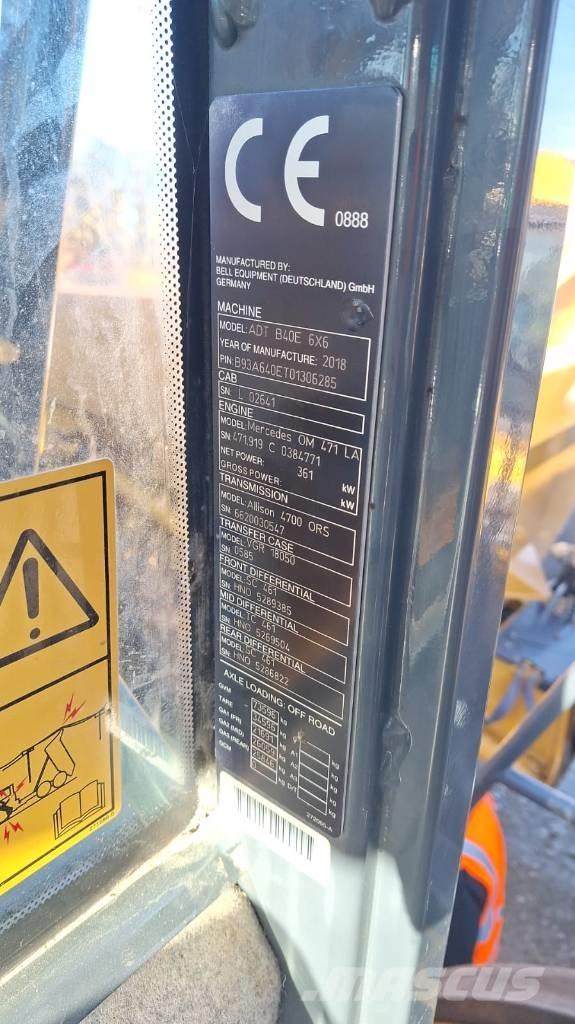 Bell B 40 E Dumpperit