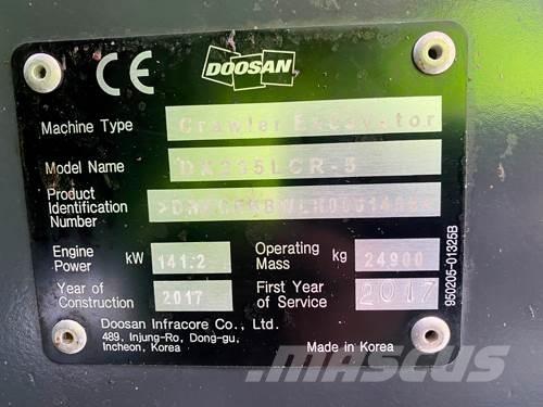 Doosan DX235LCR-5 Telakaivukoneet