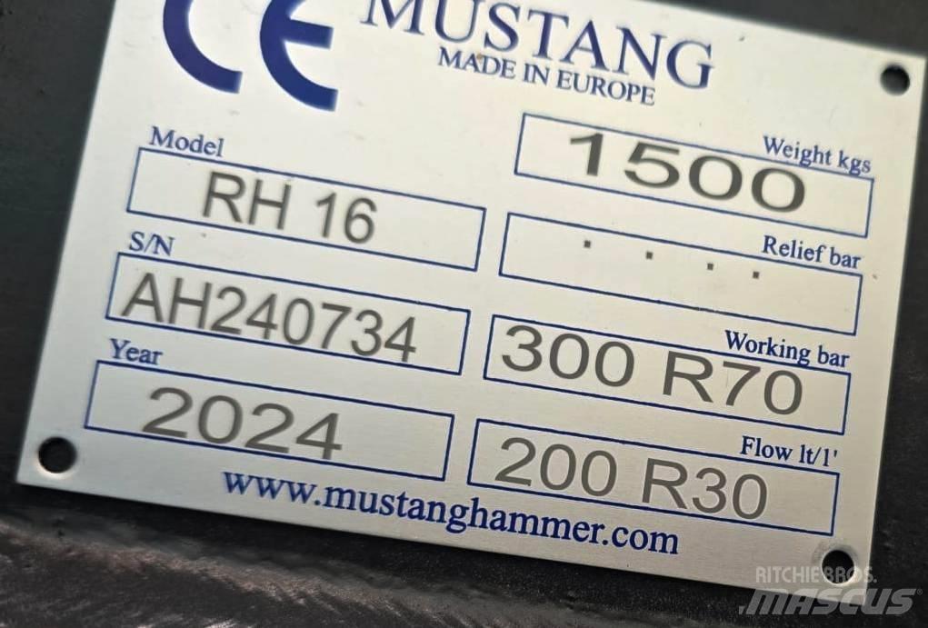Mustang RH16 Haketuskoneet