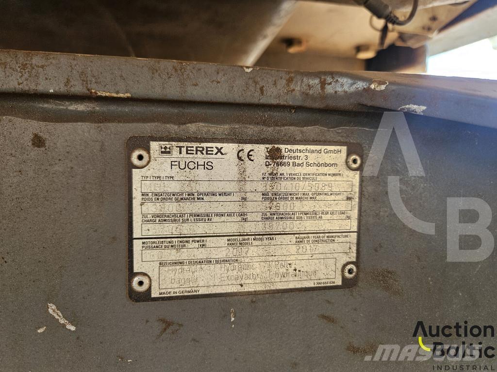 Fuchs MHL 350 Pyöräkaivukoneet