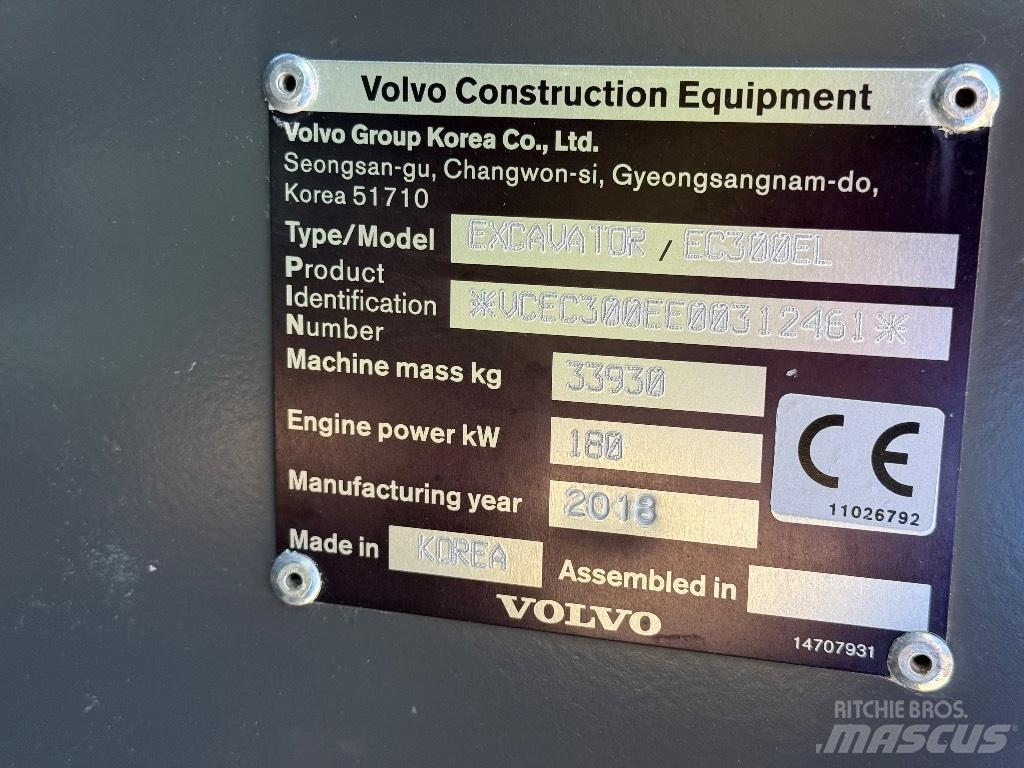Volvo EC 300 EL Telakaivukoneet