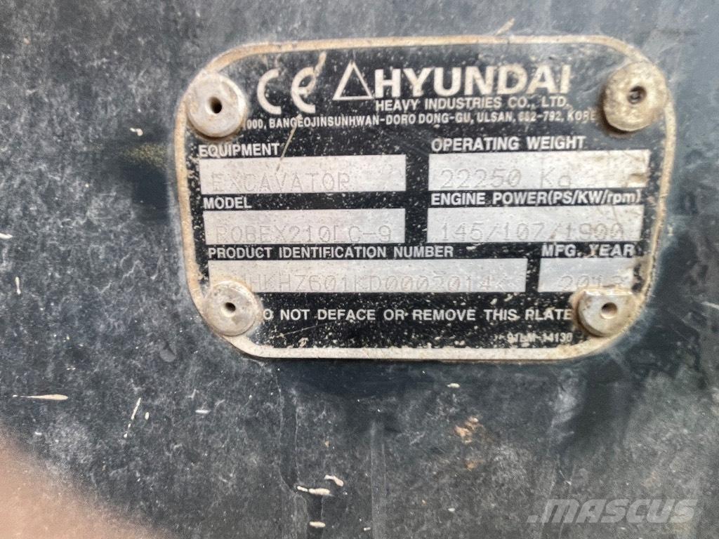 Hyundai 210-9! Telakaivukoneet