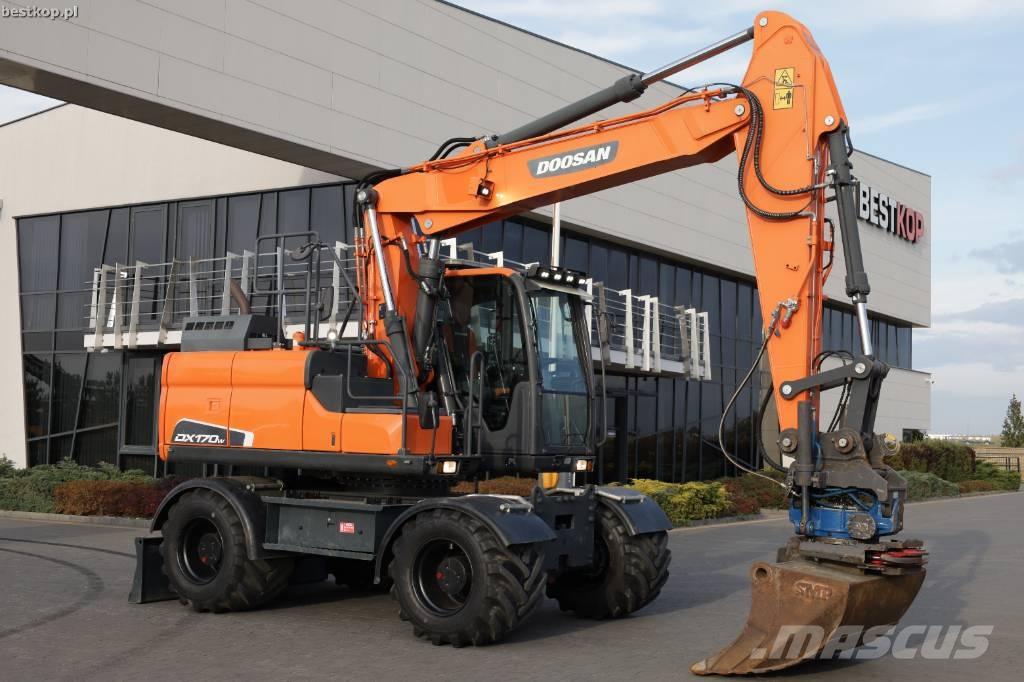 Doosan DX170W-5 Pyöräkaivukoneet