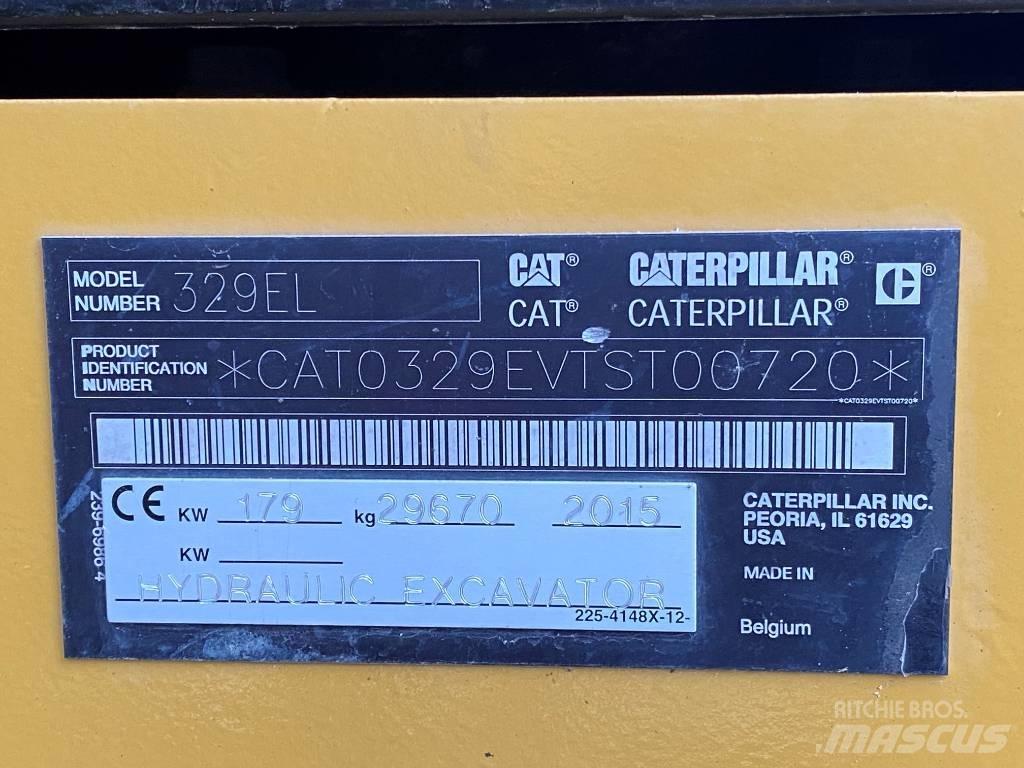 CAT 329 EL Telakaivukoneet