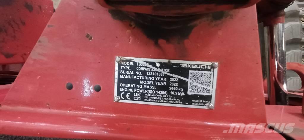 Takeuchi TB 325 R Minikaivukoneet < 7t