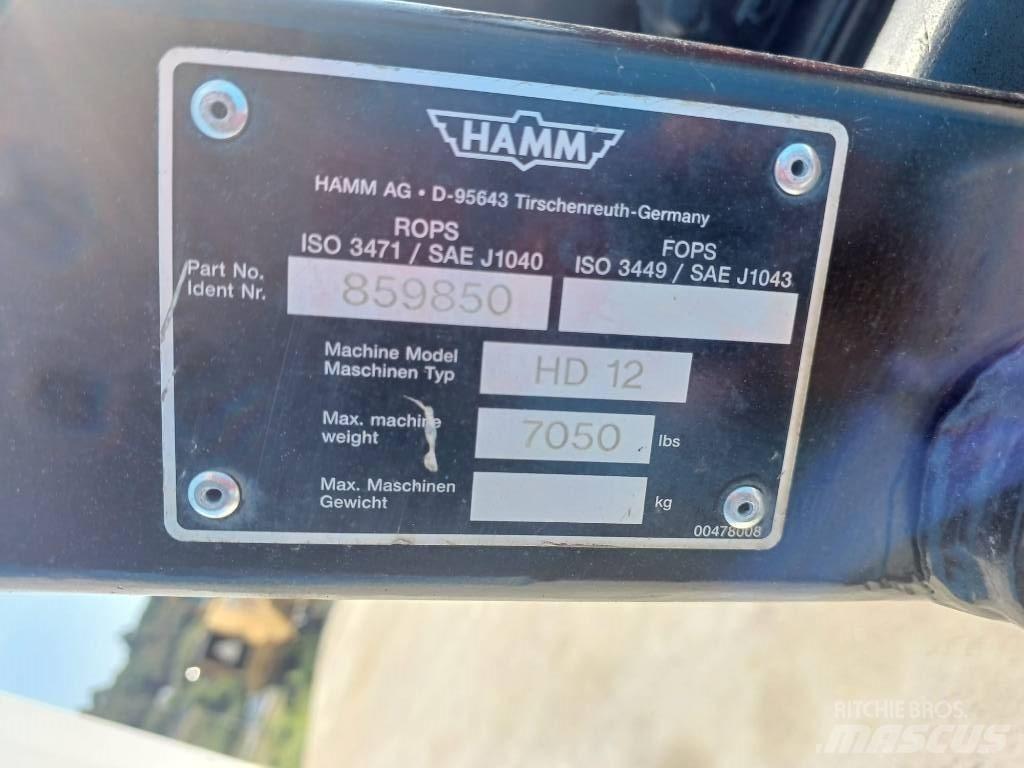 Hamm HD 12 Tandemjyrät