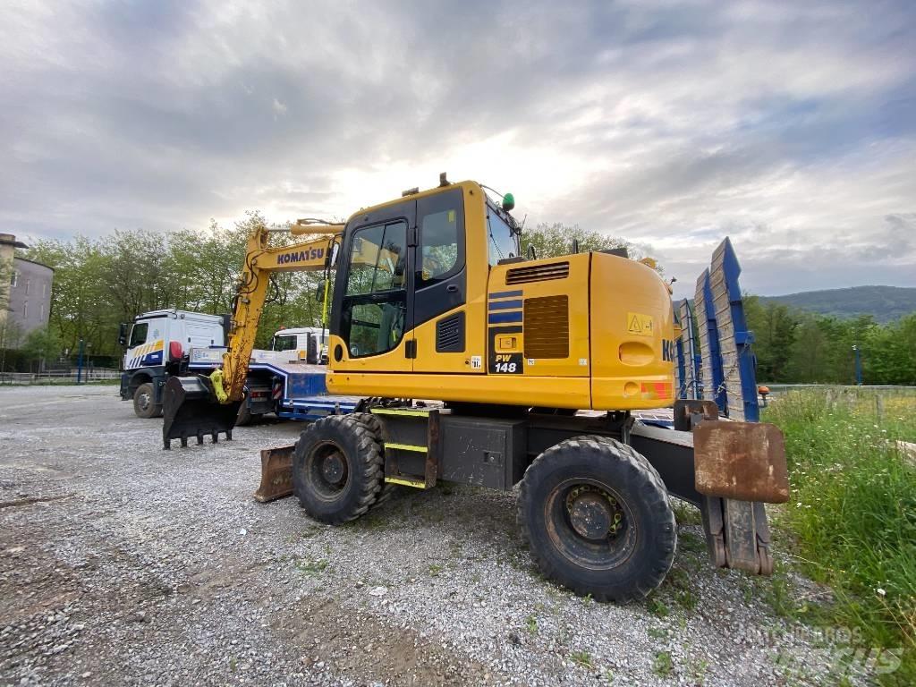 Komatsu PW 148 Pyöräkaivukoneet