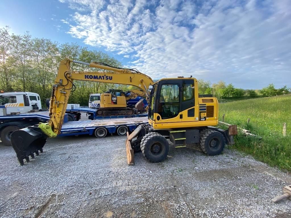 Komatsu PW 148 Pyöräkaivukoneet