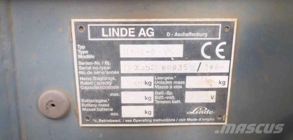 Linde H40T-01 Nestekaasutrukit