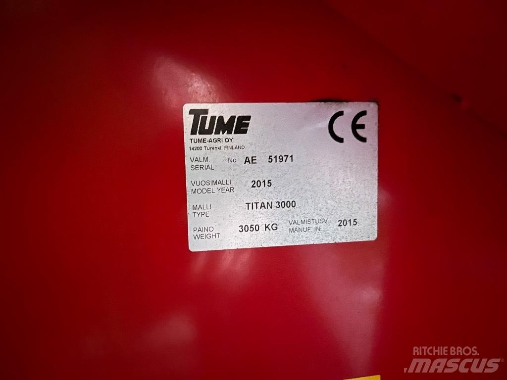 Tume Titan3000 Kylvölannoittimet