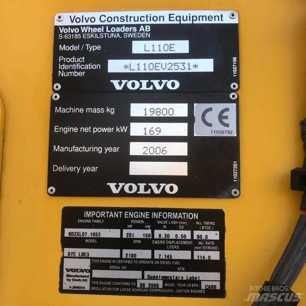 Volvo L 110 E Pyöräkuormaajat