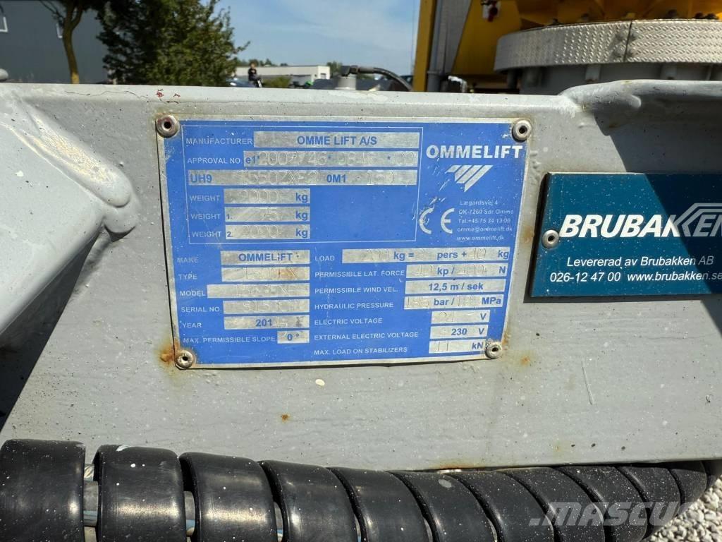 Omme 1550EXB Hinattavat henkilönostimet