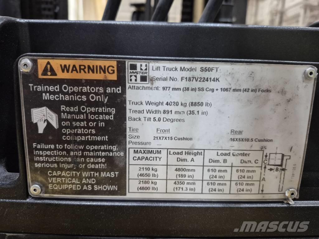 Hyster S 50 FT Muut haarukkatrukit