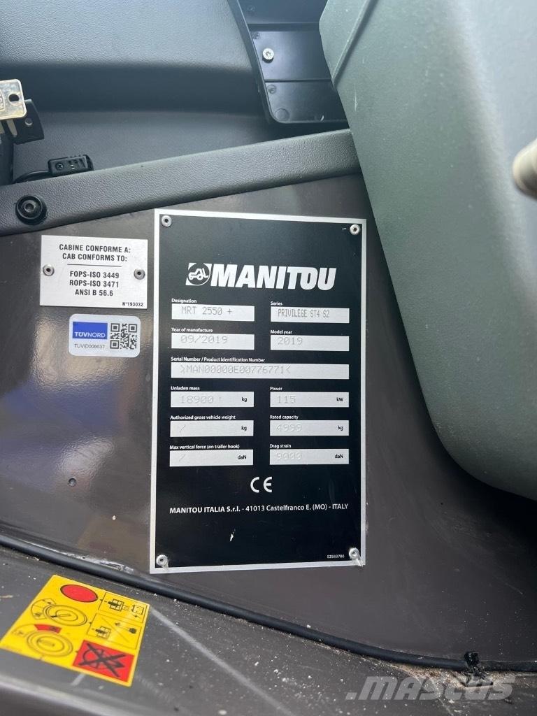 Manitou MRT 2550 Kurottajat