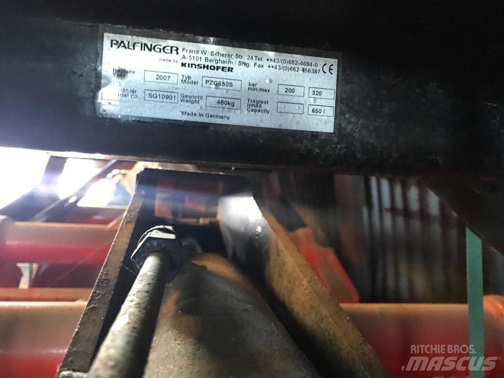 Palfinger PZG650S Kuormankäsittelyn lisävarusteet