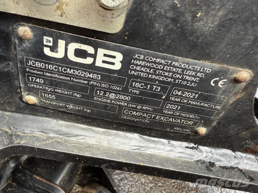JCB 16 C-1 Minikaivukoneet < 7t