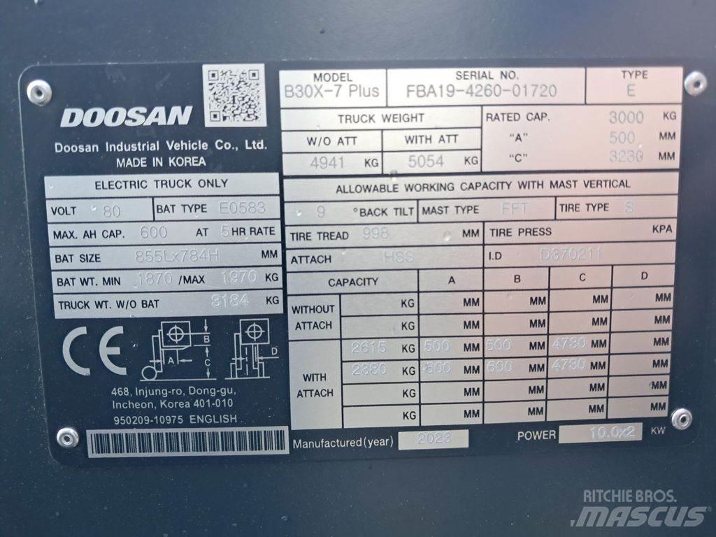 Doosan B30X-7 Plus Sähkötrukit