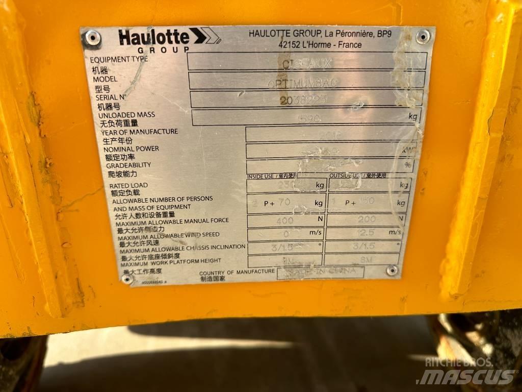 Haulotte OPTIMUM 8 Saksilavat