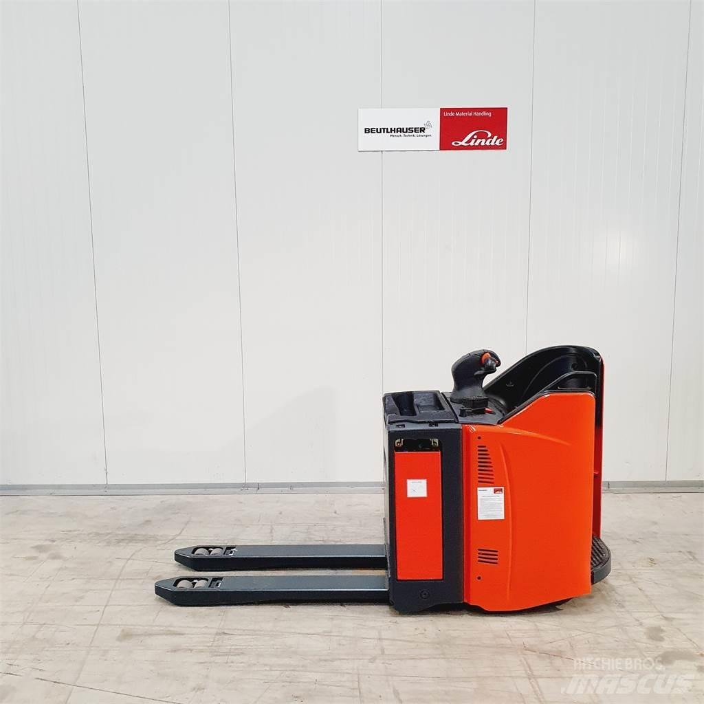 Linde T20SP kurz Lavansiirtotrukit