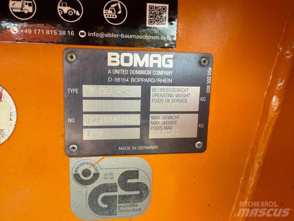Bomag BW 213 D-2 Yksivalssijyrät