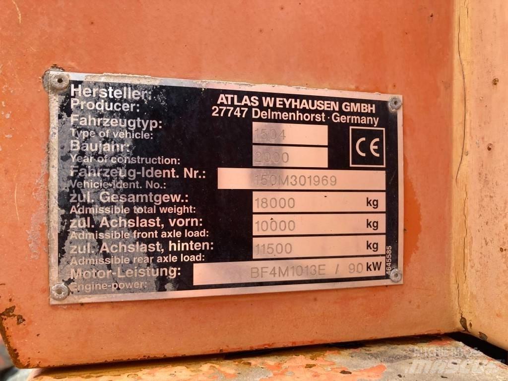 Atlas 1504 Pyöräkaivukoneet